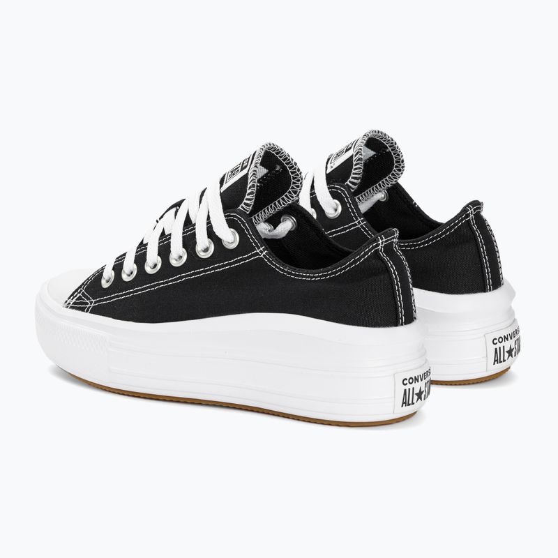 Кеди жіночі Converse Chuck Taylor All Star Move Canvas Platform Ox 570256C black/white/white 3