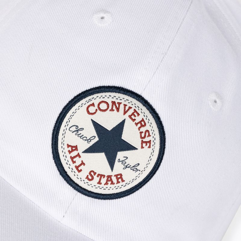 Кепка Converse All Star Patch Baseball 10022134-A02 white 4