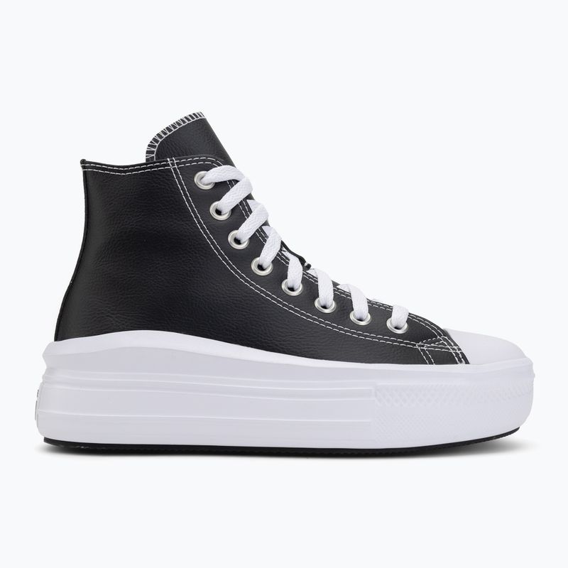 Кеди жіночі Converse Chuck Taylor All Star Move Platform Leather black 2