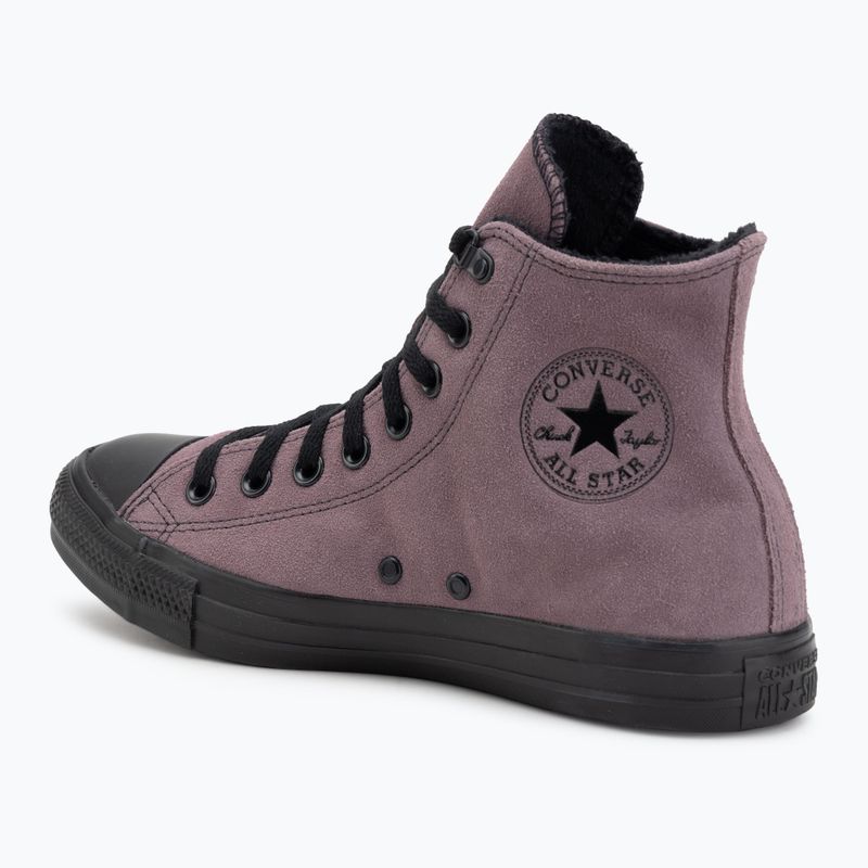 Кеди Converse Chuck Taylor All Star Hi Suede Faux Fur grey/purple 3