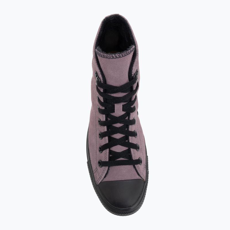 Кеди Converse Chuck Taylor All Star Hi Suede Faux Fur grey/purple 5