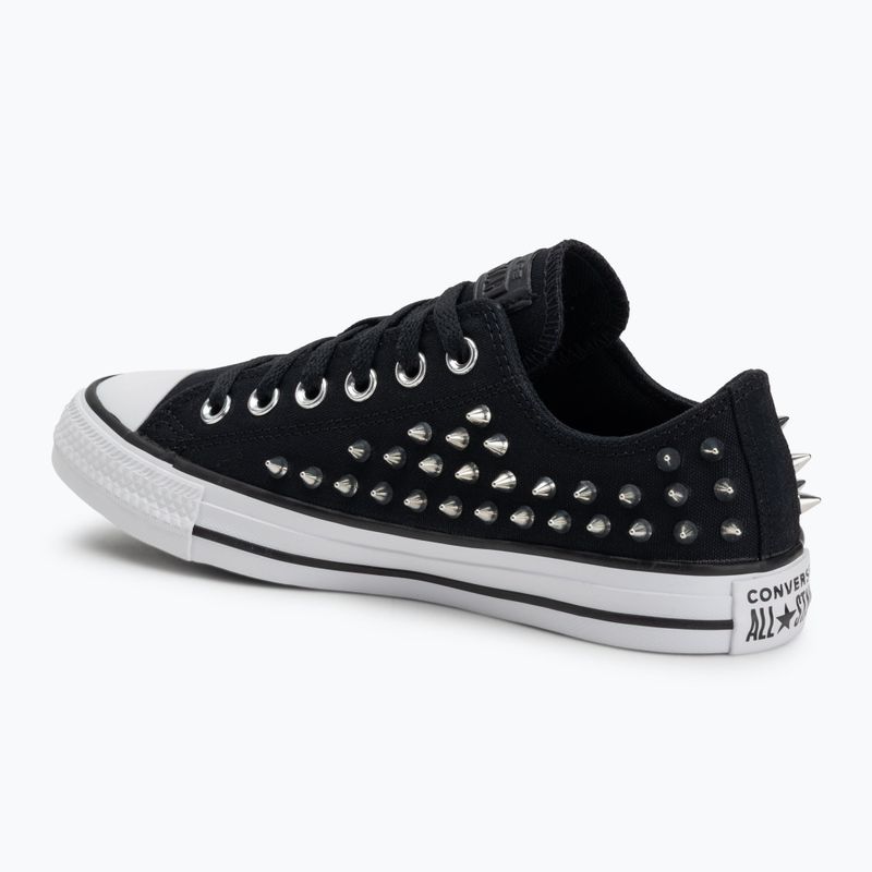 Кеди дитячі Chuck Taylor All Star Studded black/silve/white 3
