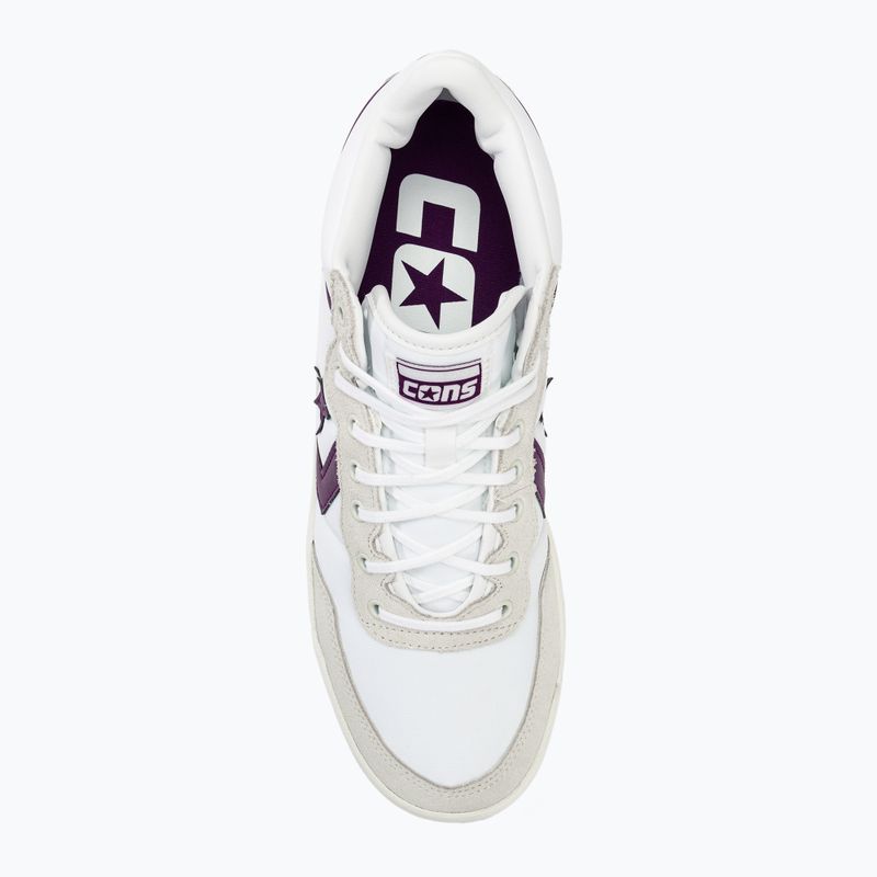 Кеди Converse Cons Fastbreak Pro Suede Nylon A08854C white/vaporous gray/purple 5