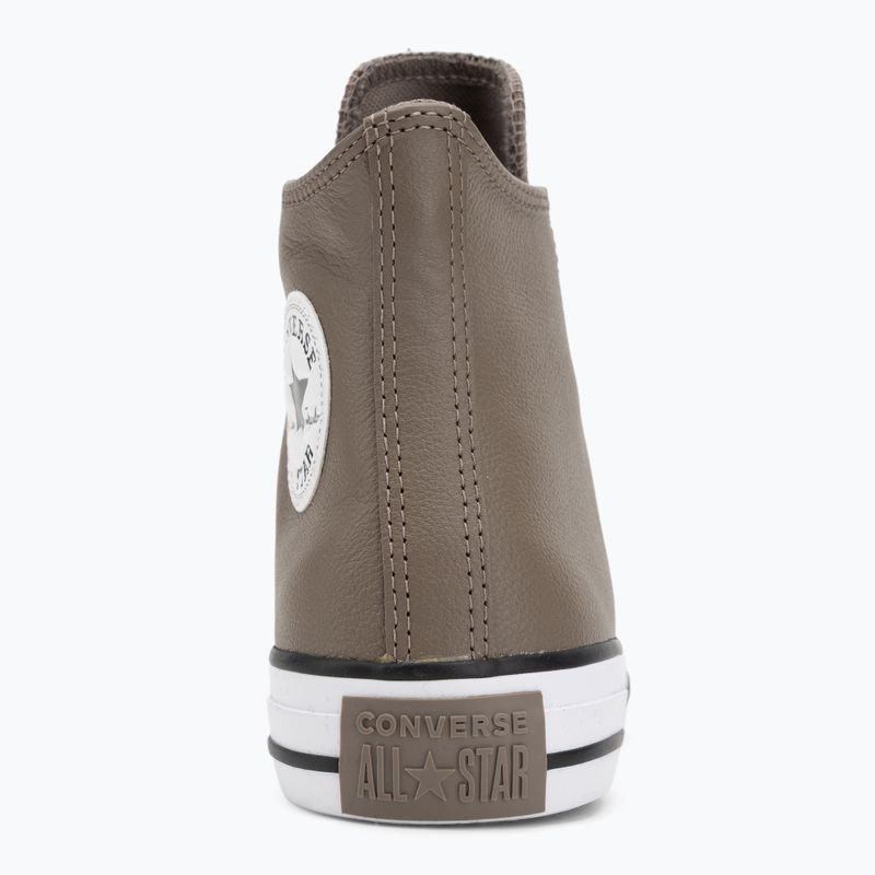 Кеди Converse Chuck Taylor All Star Faux Leather Hi classic taupe/dark matter 6