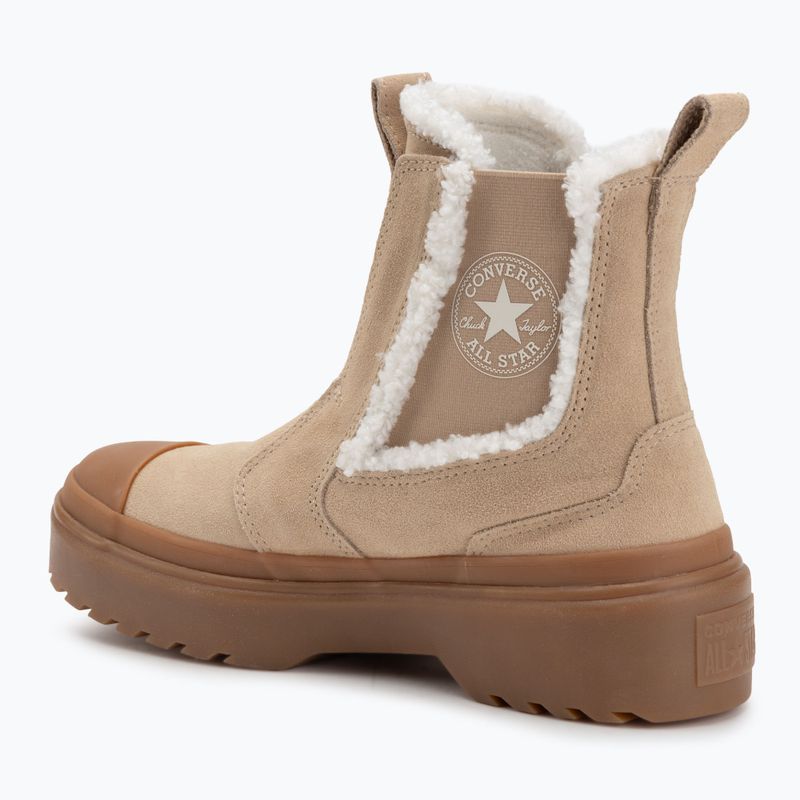 Черевики жіночі Converse Chuck Taylor All Star Chelsea Lugged Suede warm quarry/egret/gum 3
