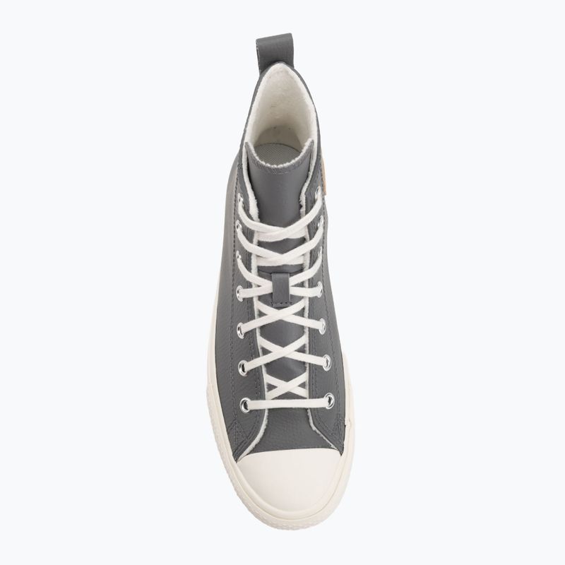 Кеди жіночі Converse Chuck Taylor All Star EVA Lift Platform Leather sharkskin/warm quarry/egret 5