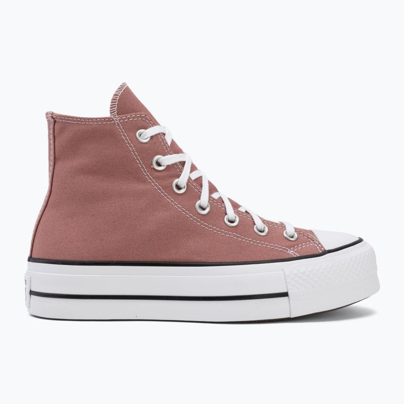 Кеди жіночі Converse Chuck Taylor All Star Lift Hi light saddle/natural ivory 2