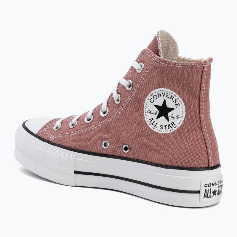 Кеди жіночі Converse Chuck Taylor All Star Lift Hi light saddle/natural ivory 3