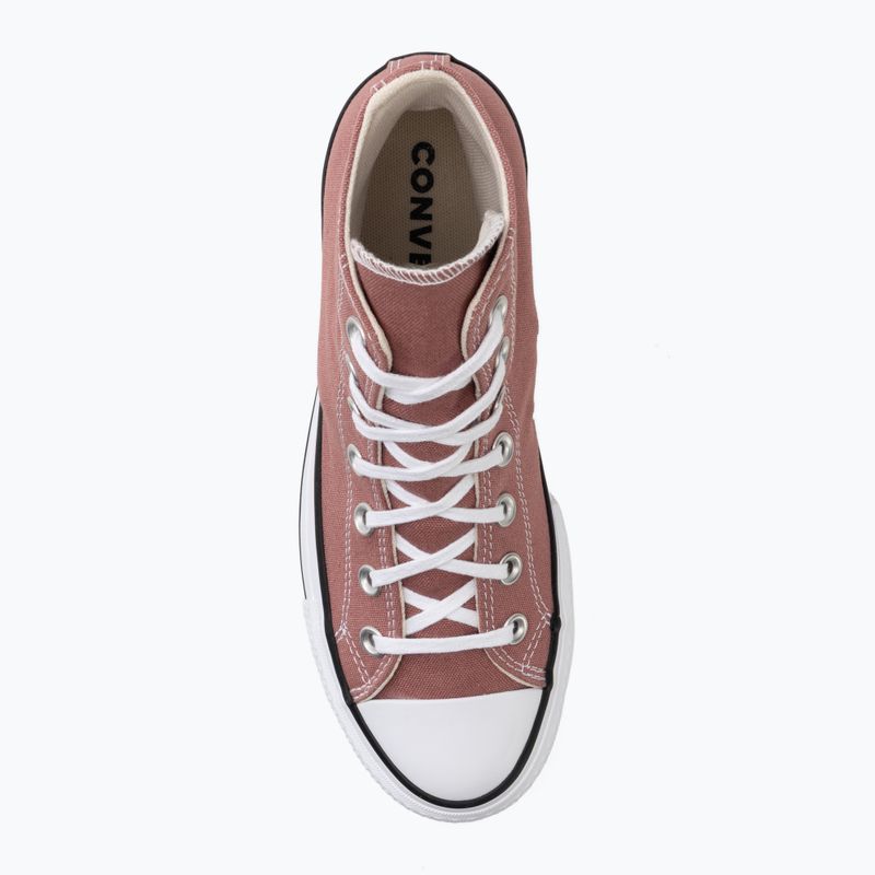 Кеди жіночі Converse Chuck Taylor All Star Lift Hi light saddle/natural ivory 5
