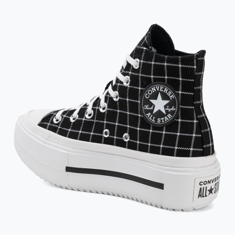 Кеди жіночі Converse Chuck Taylor All Star Lift Double Stack Hi black/white 3