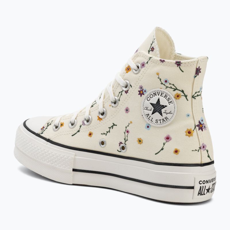 Кеди жіночі Converse Chuck Taylor All Star Lift Hi erget/vintage white/black 3