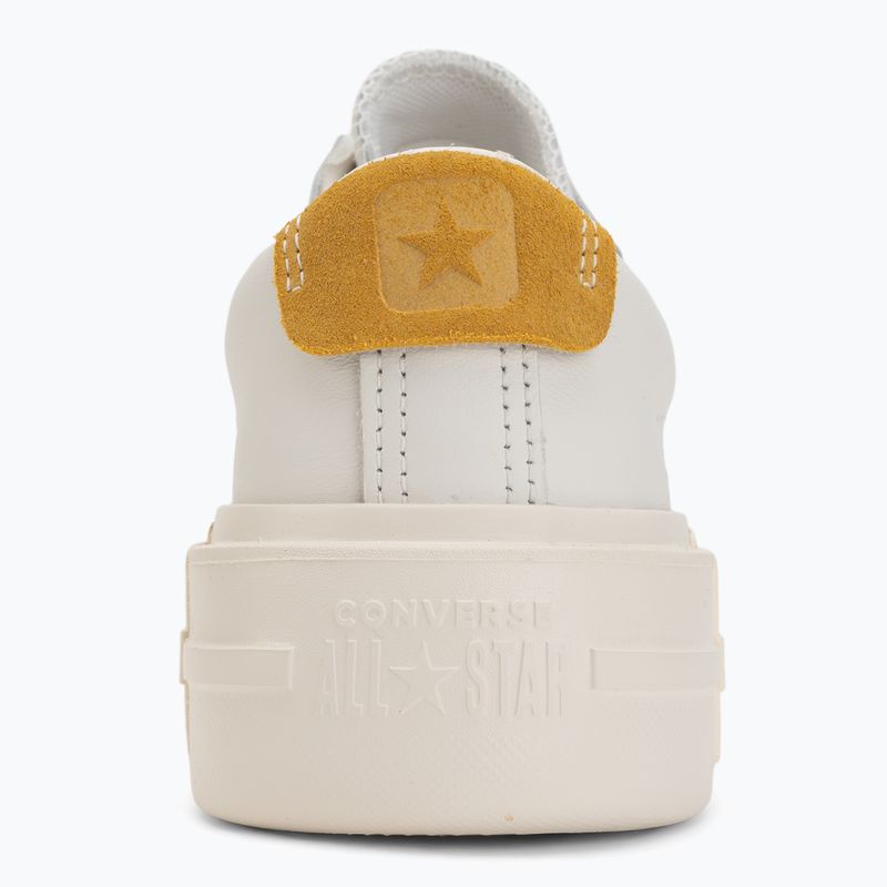Кеди жіночі Converse Chuck Taylor All Star Cruise Leather vintage white/yellow 6