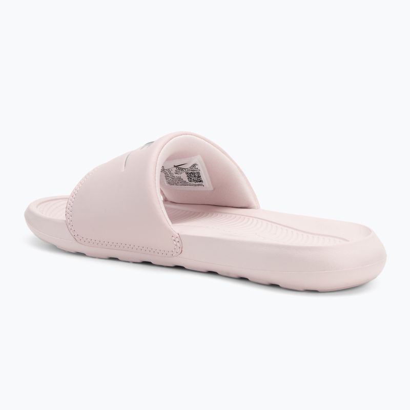 Шльопанці жіночі Nike Victori One Slide barely rose/barely rose/metallic silver 3