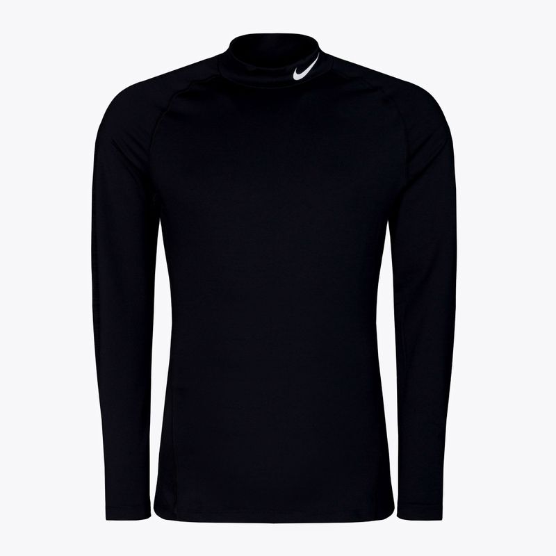 Лонгслів тренувальний чоловічий  Nike Pro Warm Golf чорний CU4970-010