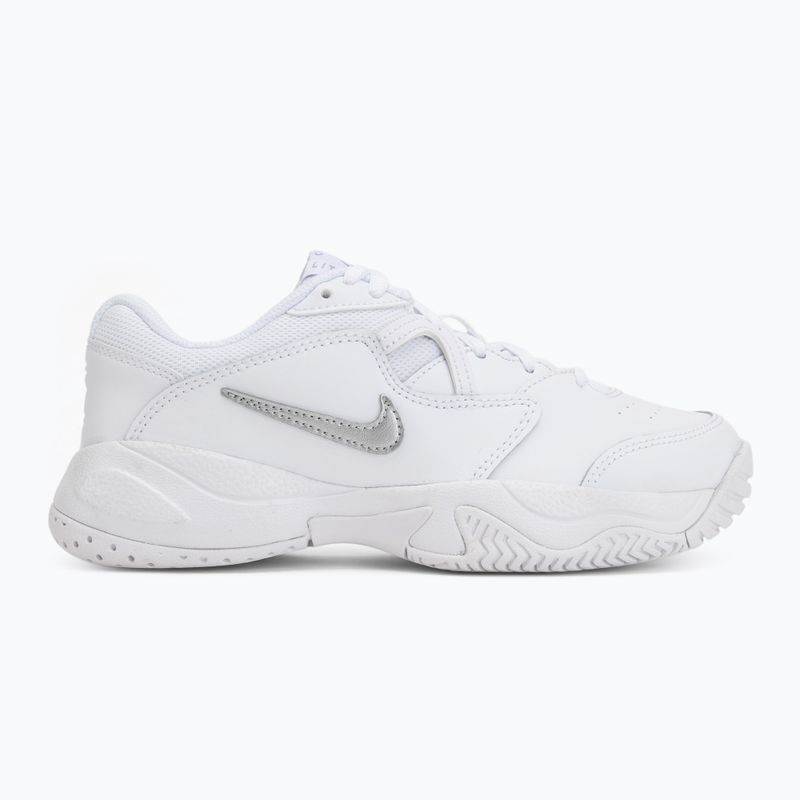 Кросівки тенісні дитячі Nike Court Lite 2 Jr white/metallic silver 2