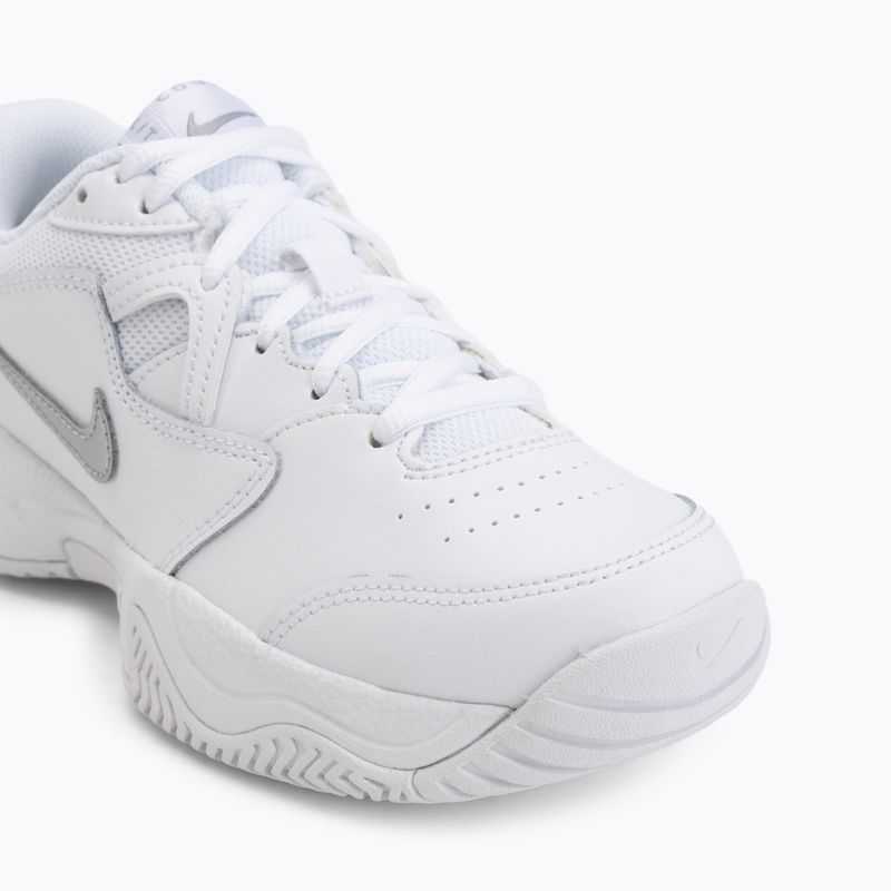 Кросівки тенісні дитячі Nike Court Lite 2 Jr white/metallic silver 7