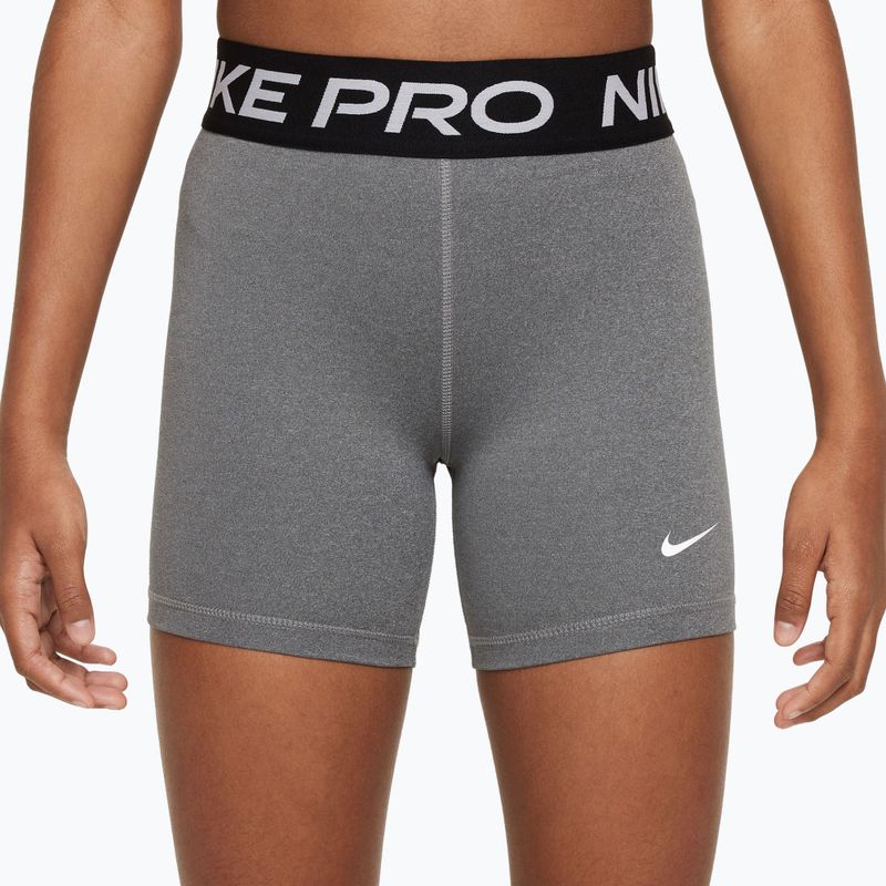 Шорти дитячі Nike Pro carbon heather/white 3