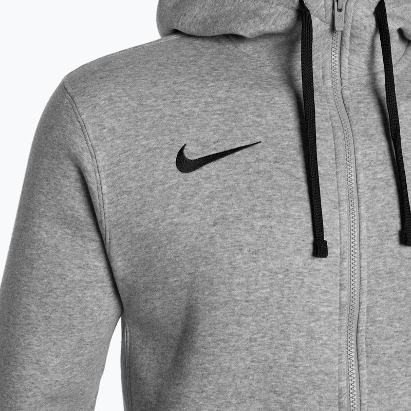 Кофта чоловіча Nike Park 20 Full Zip Hoodie dark grey heather/black/black 3