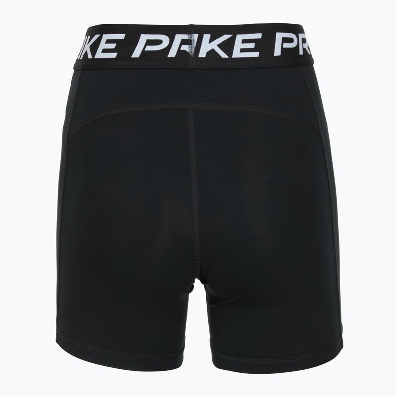 Шорти для тренувань жіночі Nike Pro 365 5" black/white 8