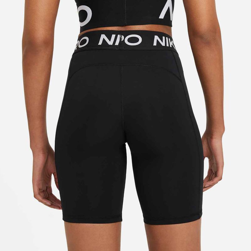 Шорти для тренувань жіночі Nike Pro 365 8" black/white 4