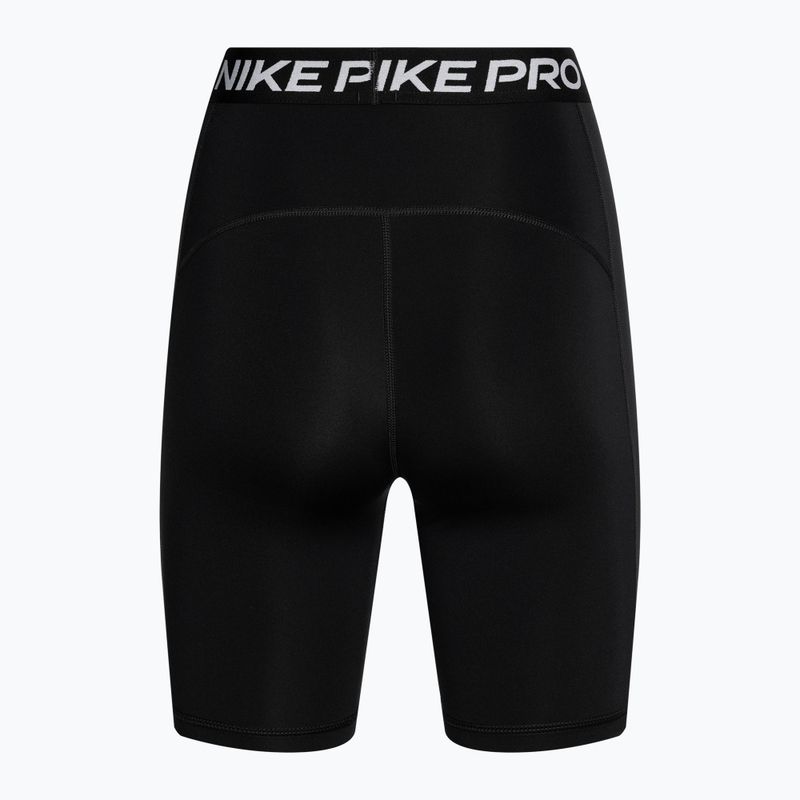 Шорти жіночі Nike Pro 365 High-Waisted 7" black/white 2