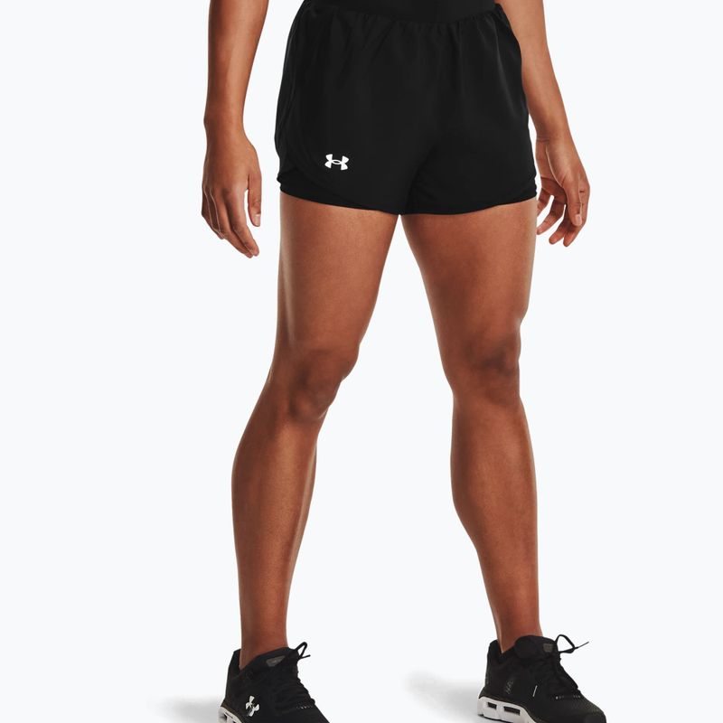 Шорти для бігу жіночі Under Armour Fly By 2.0 2N1 чорні 1356200 3