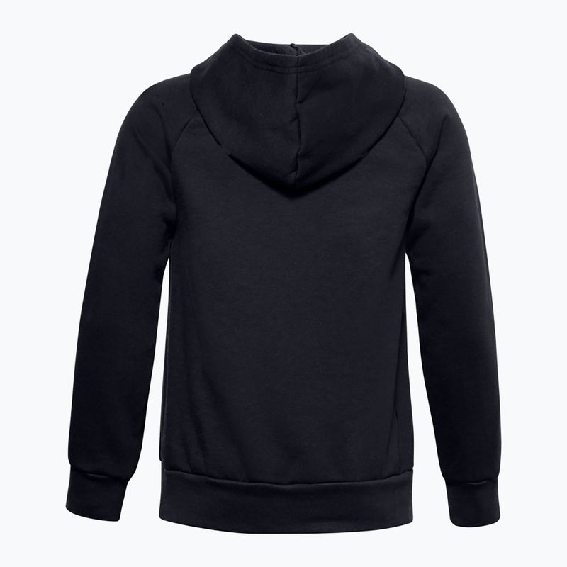 Кофта з капюшоном дитяча Under Armour Rival Fleece Hoodie чорна 1357585 2