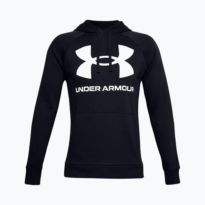 Кофта з капюшоном чоловіча Under Armour Rival Fleece Big Logo Hd чорна 1357093 5