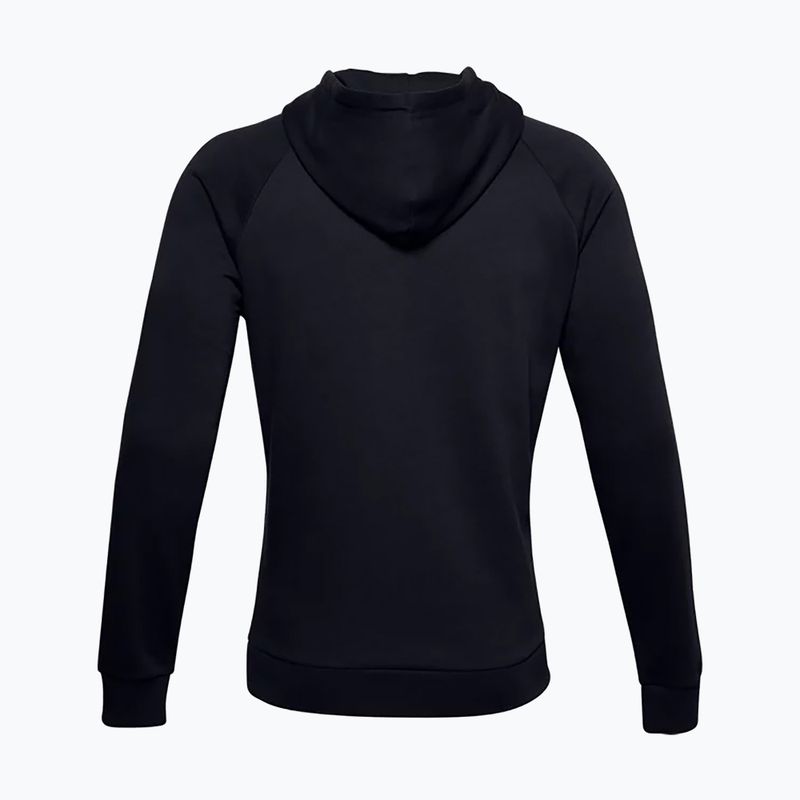 Кофта з капюшоном чоловіча Under Armour Rival Fleece Big Logo Hd чорна 1357093 6