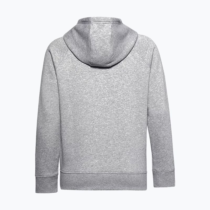 Кофта з капюшоном жіноча Under Armour Rival Fleece Hb Hoodie сіра 1356317 2