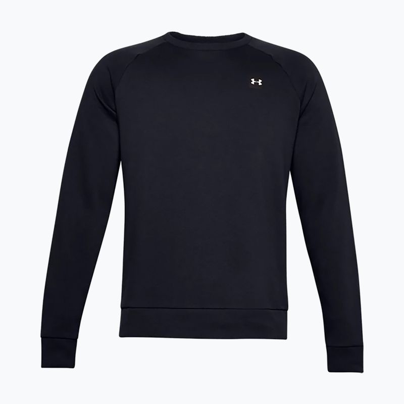 Кофта тренувальна чоловіча Under Armour Rival Fleece Crew чорна 1357096 4