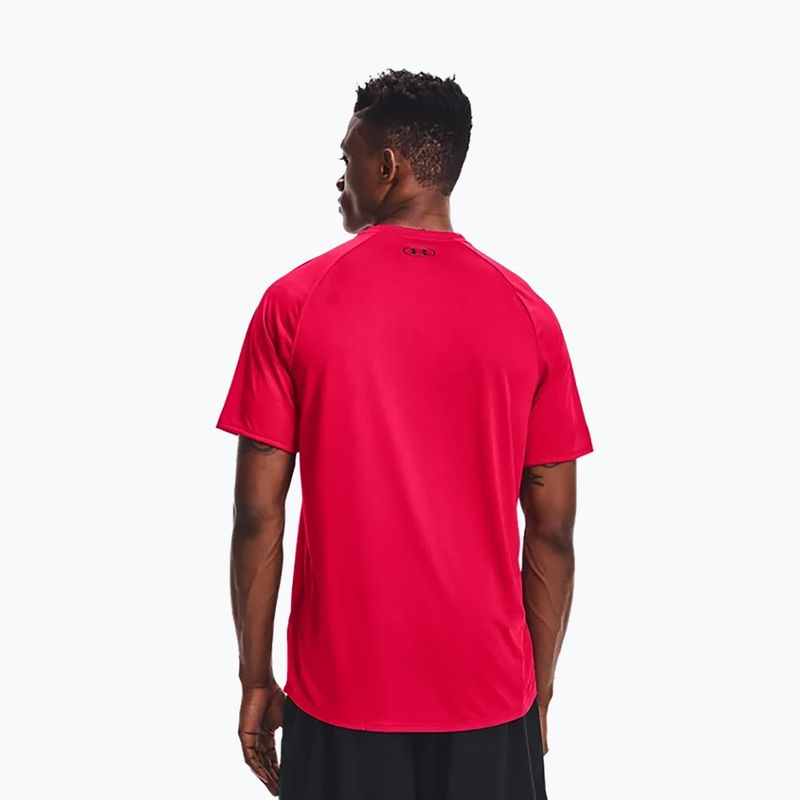 Футболка тренувальна чоловіча Under Armour UA Tech 2.0 SS Tee Novelty червона 1345317 3