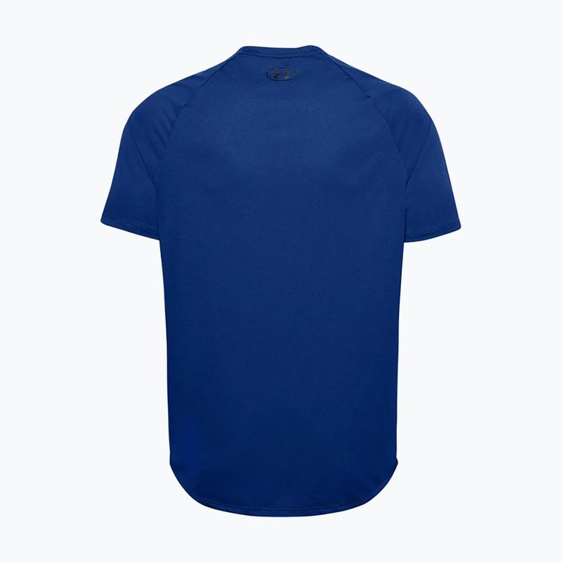 Футболка тренувальна чоловіча Under Armour UA Tech 2.0 SS Tee Novelty блакитна 1345317 6