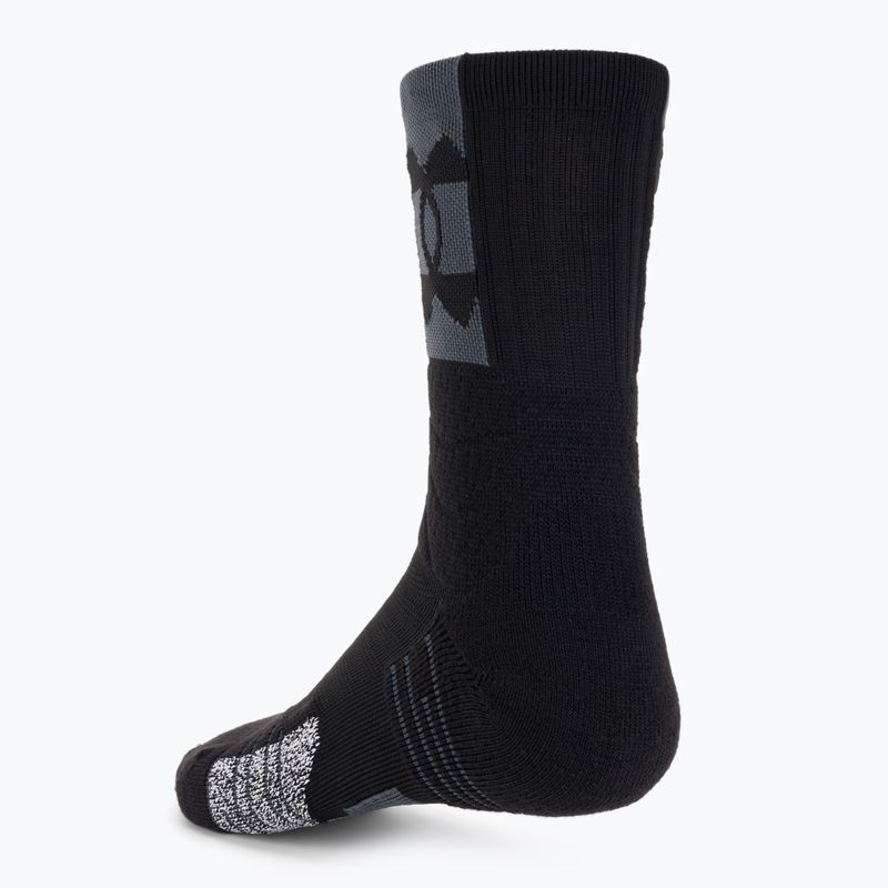 Шкарпетки спортивні Under Armour Playmaker Mid-Crew чорні 1356615 2