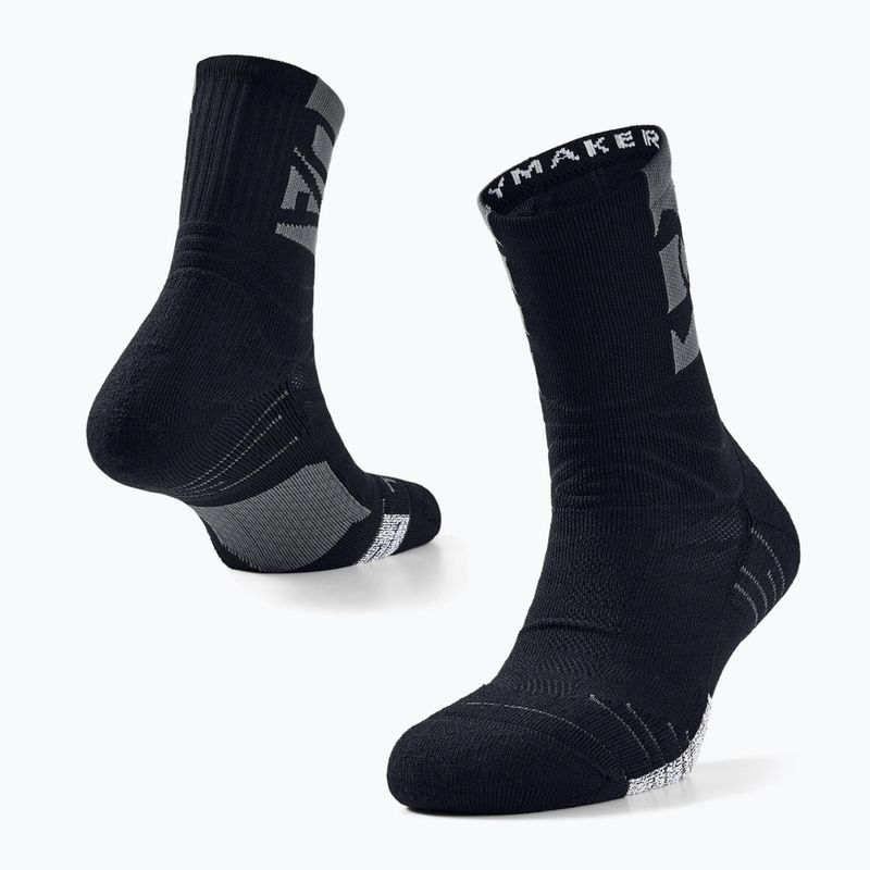 Шкарпетки спортивні Under Armour Playmaker Mid-Crew чорні 1356615 4