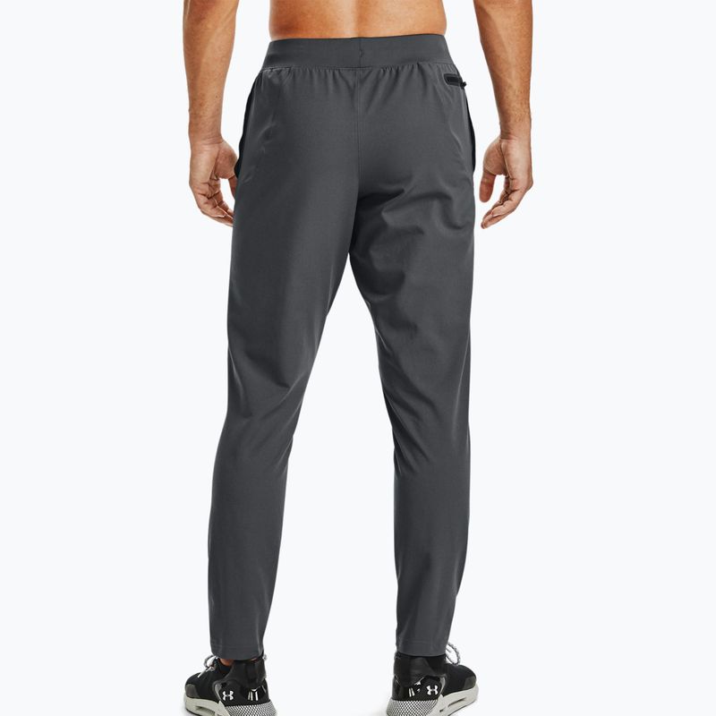Штани тренувальні чоловічі Under Armour Unstoppable Tapered сірі 1352028 2