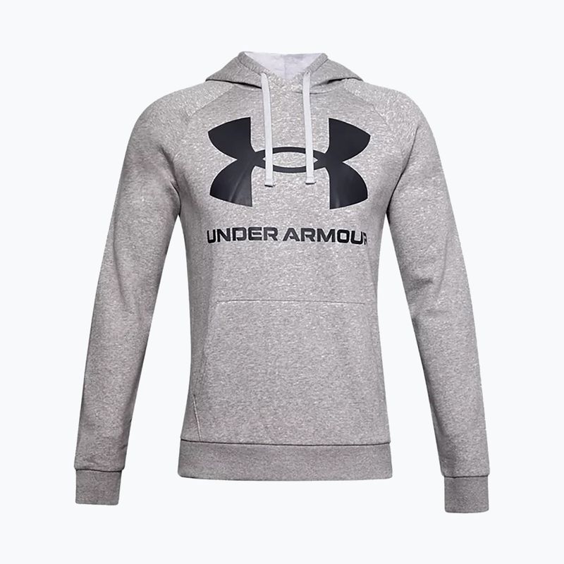 Кофта з капюшоном чоловіча Under Armour Rival Fleece Big Logo Hd сіра 1357093 5