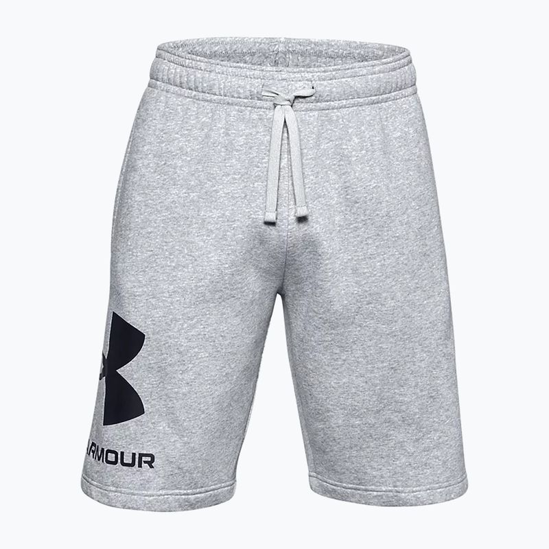 Шорти для тренувань чоловічі Under Armour Rival Fleece сірі 1357118 3