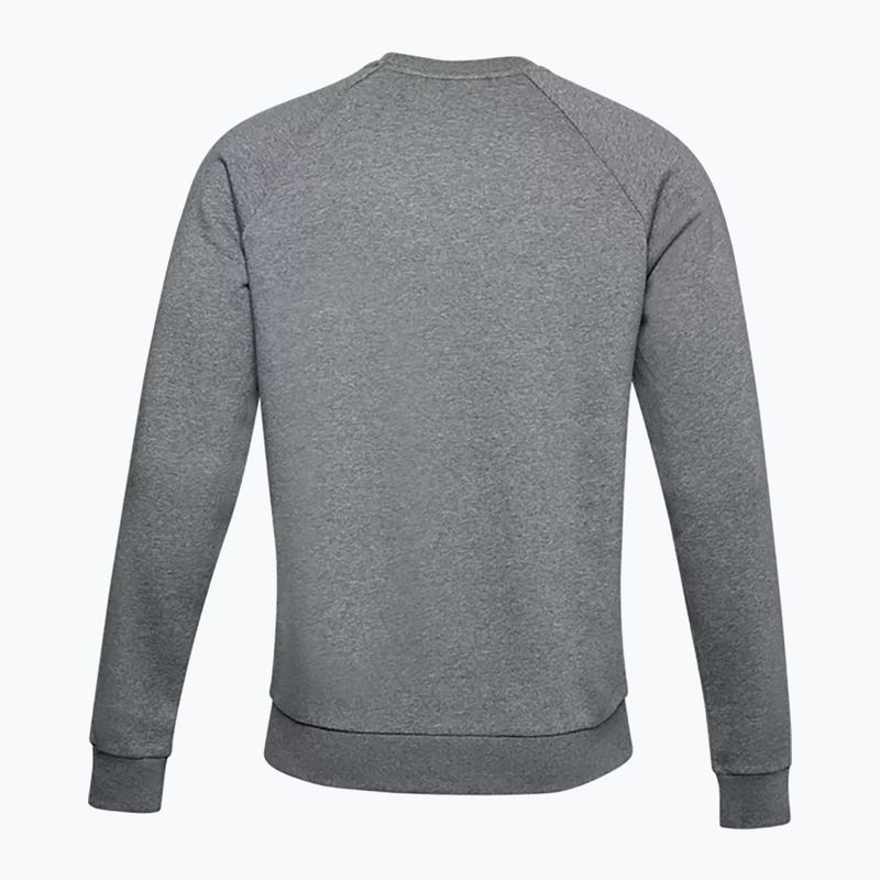 Кофта тренувальна чоловіча Under Armour Rival Fleece Crew сіра 1357096 5