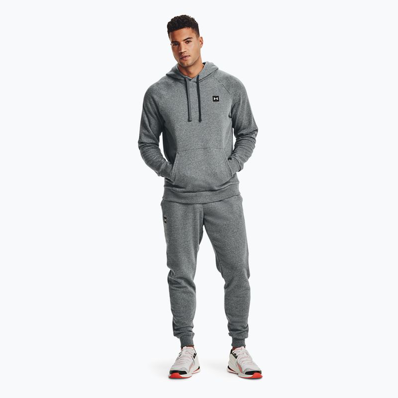 Штани тренувальні чоловічі Under Armour Rival Fleece Joggers сірі 1357128 2