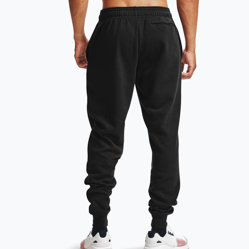 Штани тренувальні чоловічі Under Armour Rival Fleece Joggers чорні 1357128 2