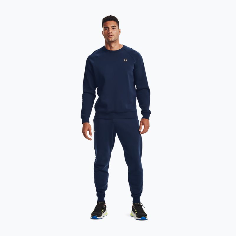 Штани чоловічі Under Armour Rival Fleece Joggers navy blue 2