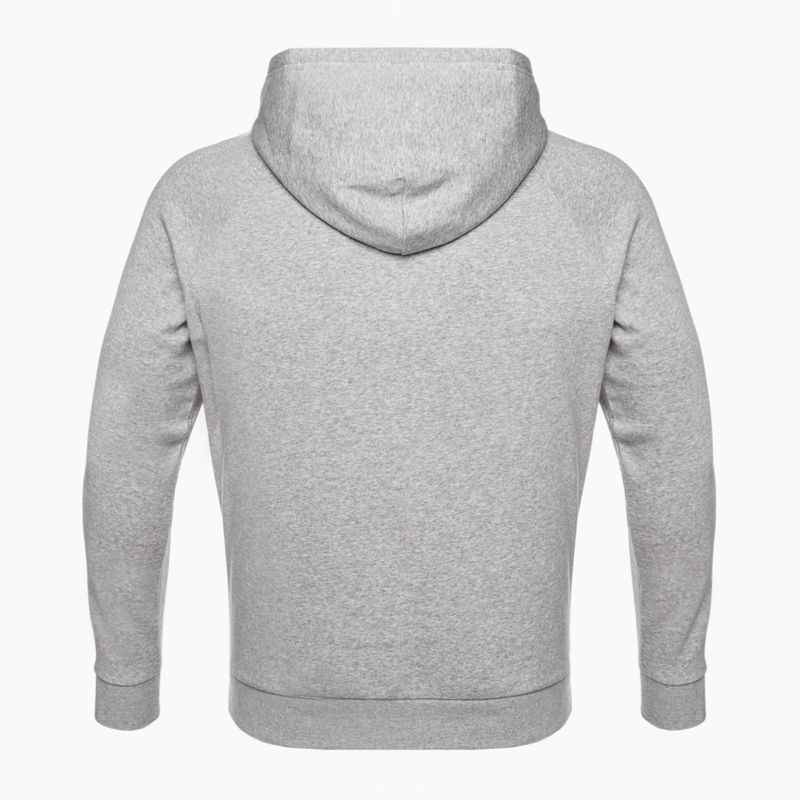 Кофта чоловіча Under Armour Rival Hoodie mod gray light heather/black 9