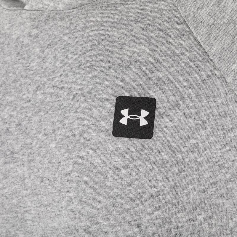 Кофта чоловіча Under Armour Rival Hoodie mod gray light heather/black 10