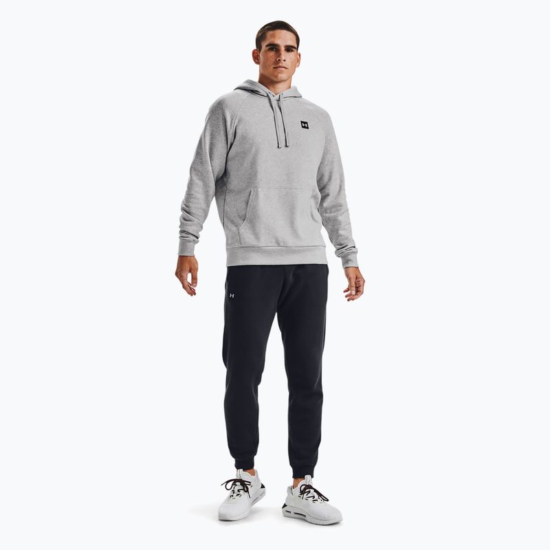 Кофта чоловіча Under Armour Rival Hoodie mod gray light heather/black 4