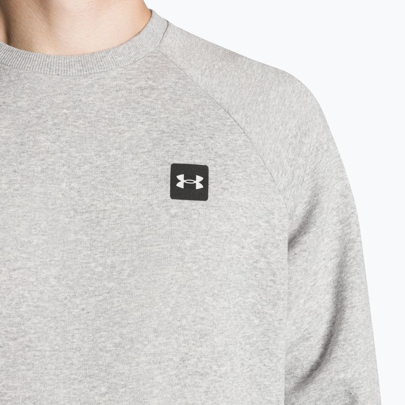 Кофта чоловіча Under Armour Rival Fleece Crew mod gray light heather/black 3