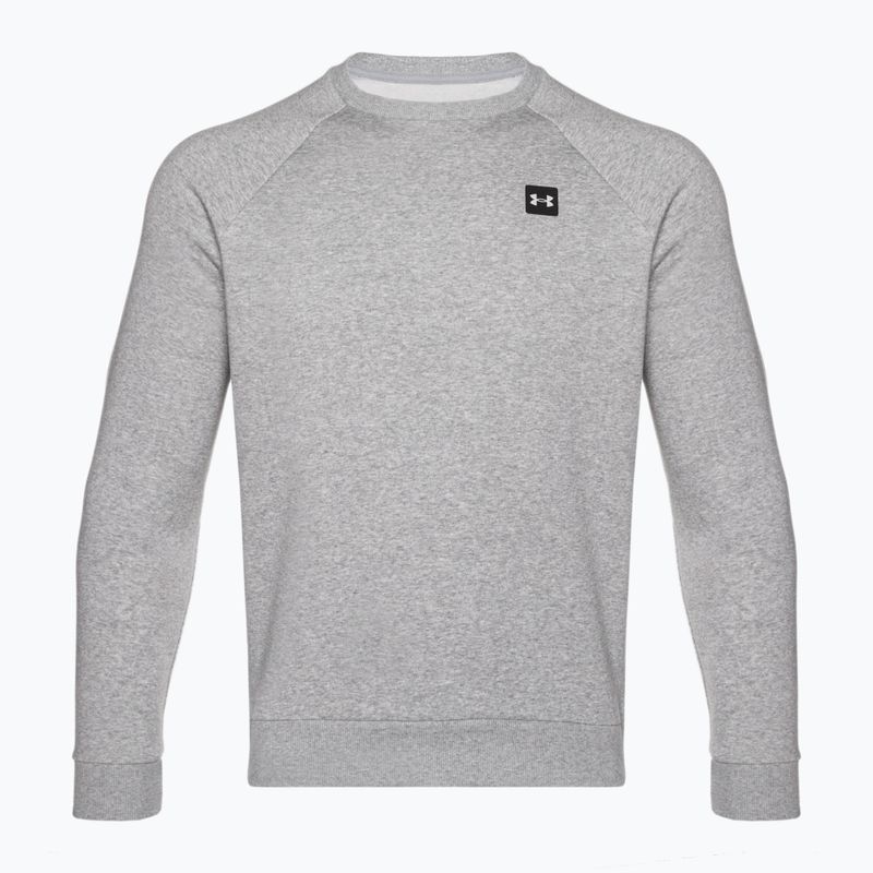 Кофта чоловіча Under Armour Rival Fleece Crew mod gray light heather/black 5