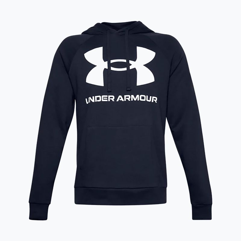 Кофта з капюшоном чоловіча Under Armour Rival Fleece Big Logo Hd синя 1357093 5