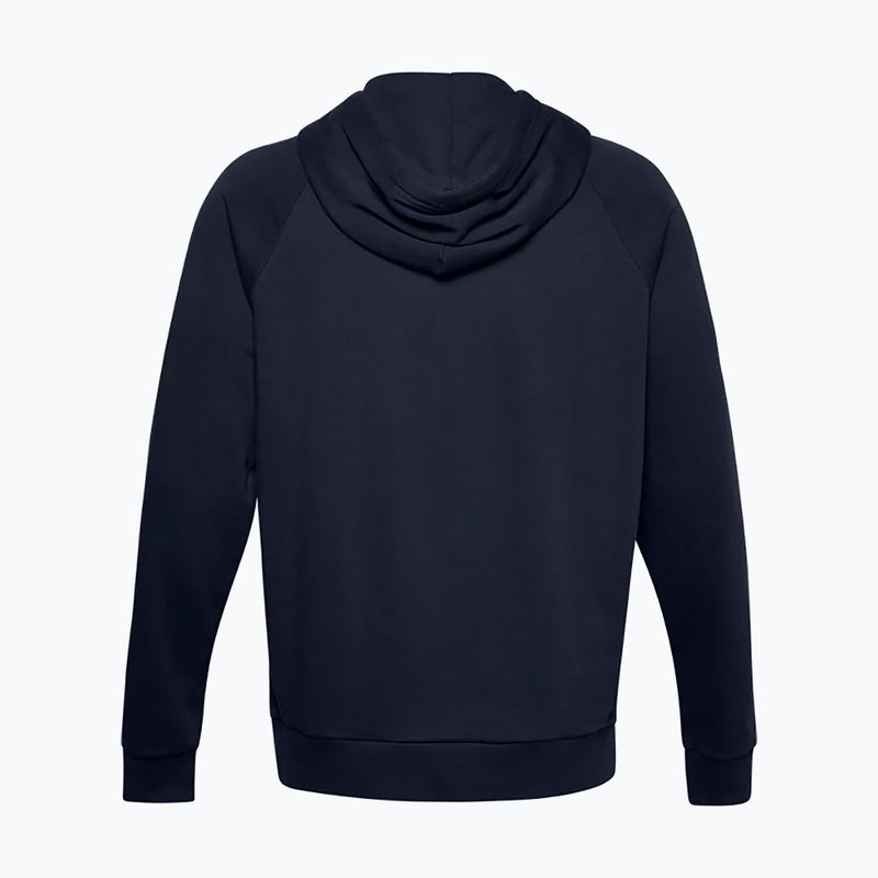 Кофта з капюшоном чоловіча Under Armour Rival Fleece Big Logo Hd синя 1357093 6