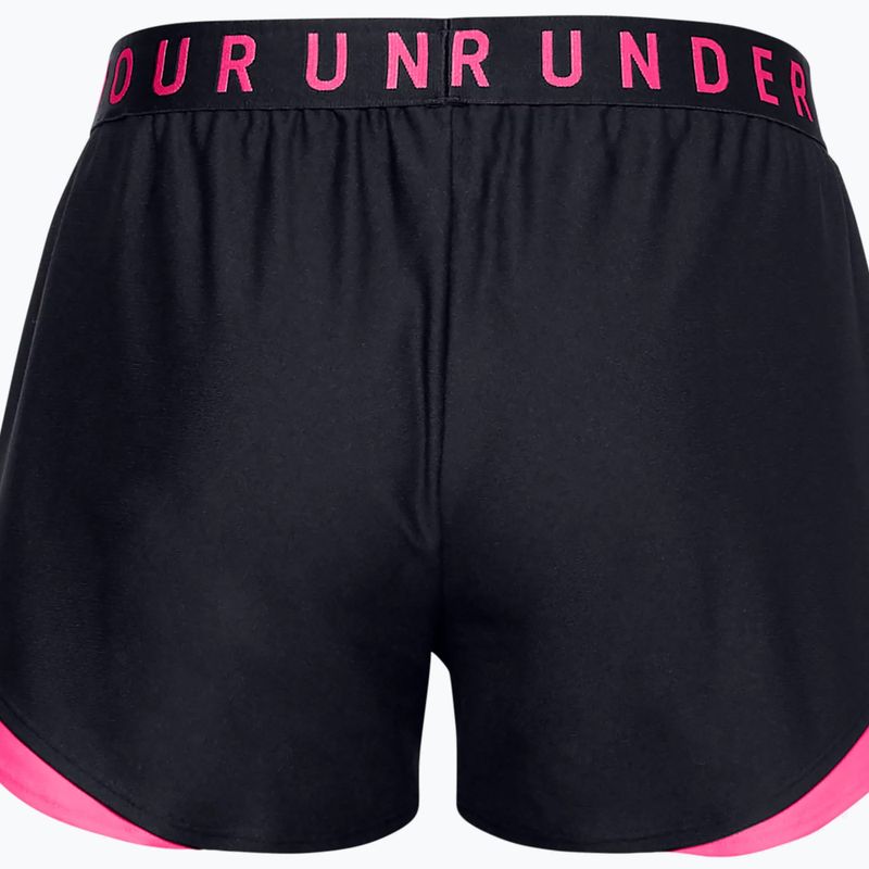 Шорти для тренувань жіночі Under Armour Play Up 3.0 чорно-рожеві 1344552 4